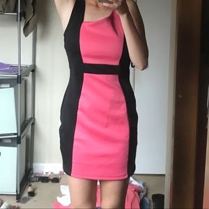Pink and Black dress